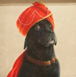 Reluctant Maharaja, 2010 (akryl på duk)